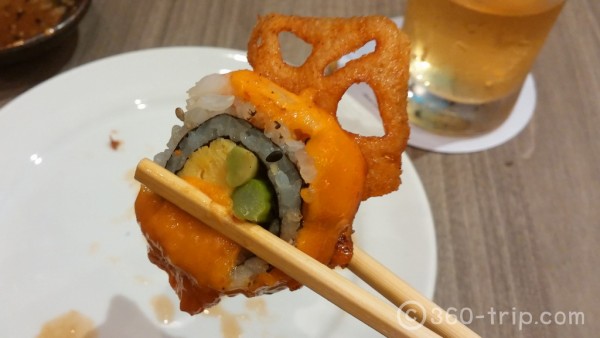 Ebi Lava-Maki คือ-มากิสอดไส้กุ้ง-ร้าน Star Chefs-Maki Champion